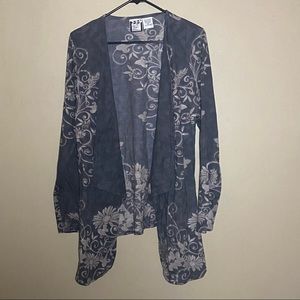 Front open cardigan jacket 100% cotton made in India  size medium